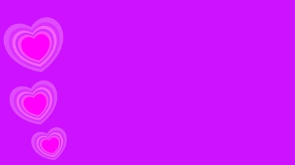 Love Background, Heart Abstract Wallpaper in EPS, Pink, Lovely