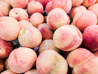 Peach with Fuzzy Skin Close Up – Sweet Summer Fruit Photo for Beverage Label or Social Media