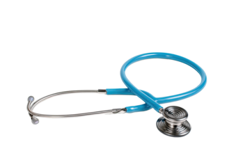 Blue medical stethoscope