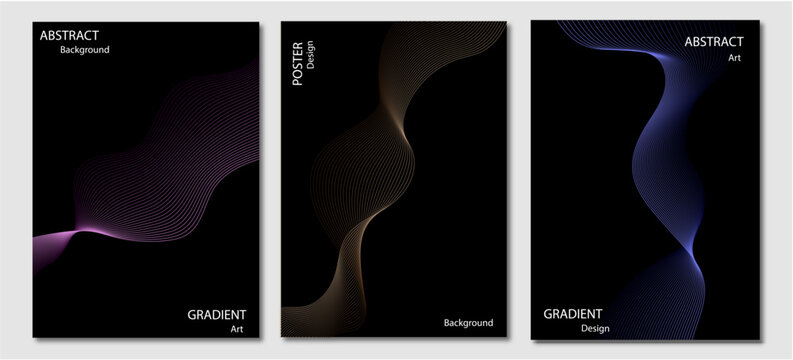 Futuristic dark abstract background with glowing abstrac lines, high-tech digital wave texture, modern tech-themed wallpaper for cyberpunk, digital art, energy flow, and technology presentation design