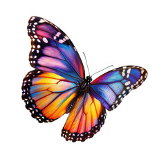 Fototapeta premium Vibrant butterfly, colorful wings, intricate design