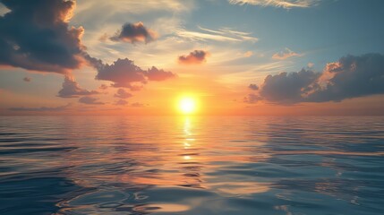 Fototapeta premium reflecti sunrise on water