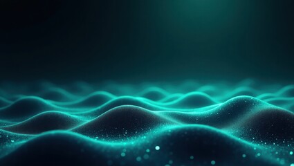abstract blue background with waves