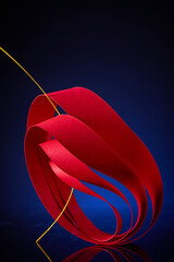 Concentric mobius strips made of paper