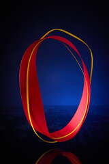 Concentric mobius strips made of paper