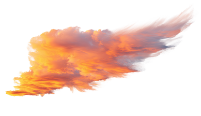 Sunrise cloud wing shape