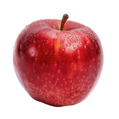 Red apple, glistening with water droplets (6)
