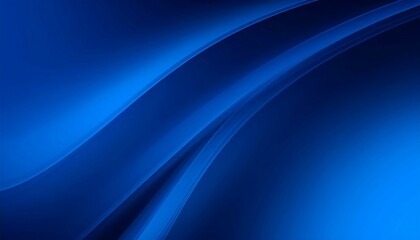 Deep blue abstract curves