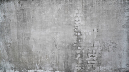 Weathered Old Concrete Wall with Rough Texture and Aged Surface