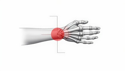 Conceptual image representing pain or discomfort in specific areas of the human body. The affected region is either highlighted visually or shown being touched by a person to indicate soreness, tensio