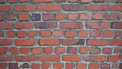 red brick wall