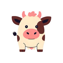Fototapeta premium funny cow cartoon
