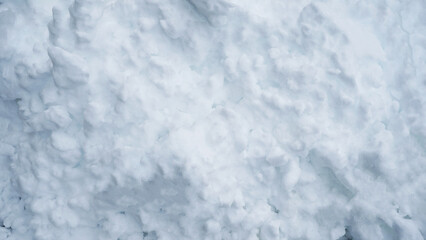 Pure White Accumulated Snow Texture Background