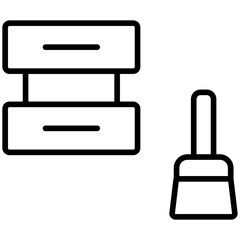 Data Cleaning Icon Vector Element