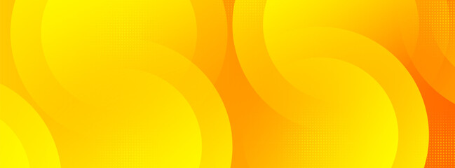 Abstract orange and yellow diagonal stripes create a dynamic banner background, a modern graphic illustration for web and print.