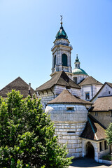 Solothurn, Baseltor, Stadttor, Tor, Kathedrale, St. Ursen-Kathedrale, Stadtmauer, Altstadt,...