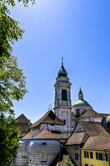 Solothurn, Baseltor, Stadttor, Tor, Kathedrale, St. Ursen-Kathedrale, Stadtmauer, Altstadt,...