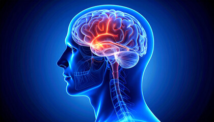 transparent human brain anatomy