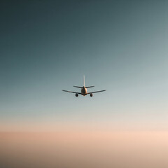 Fototapeta premium airplane in the sky