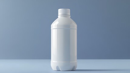 sustainability white plastic bottle