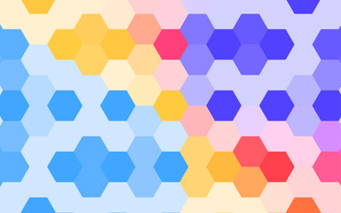 abstract background with hexagons