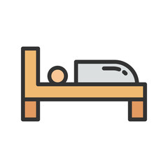 Rest icon vector image. Suitable for mobile apps, web apps and print media.