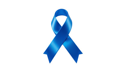 Blue Ribbon World Prostate Cancer Day PNG Transparent Background