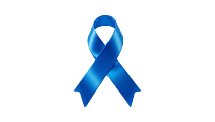 Blue Ribbon World Prostate Cancer Day PNG Transparent Background