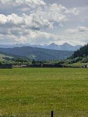 landscape with mountains