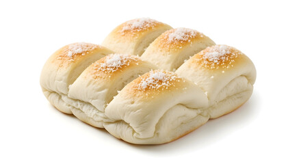 Freshly Baked Pull Apart Bread Rolls Sprinkled with Sugar