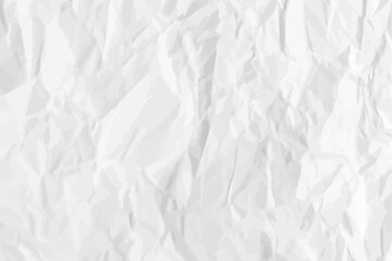 White clean crumpled paper