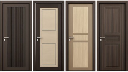 Naklejka premium Modern Interior Doors Collection Contemporary Design Elements