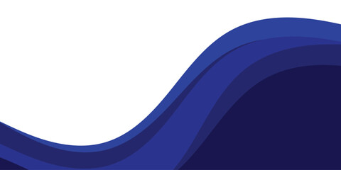 Abstract Curved Business Background with White Space for Corporate Banner or Presentation