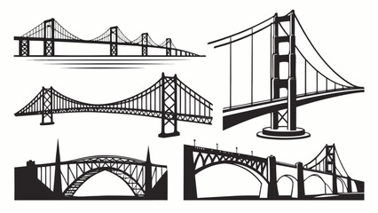 Obraz premium A set of bridges 