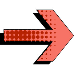Comic Arrow Pop Art
