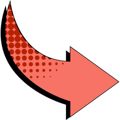 Comic Arrow Pop Art