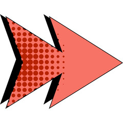 Comic Arrow Pop Art