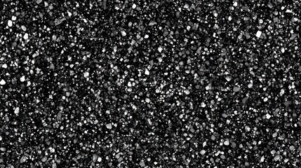 Black and white speckled texture.