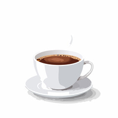 Fototapeta premium Jolie illustration d'une tasse de café