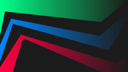 Vibrant Curves in Layered Abstract Design
