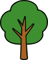 Obraz premium green tree symbol