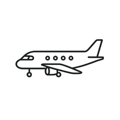 Airport service for travel passenger airplane icon transparent background