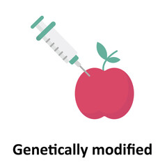Genetically modified Vector Icon which can easily modify or edit