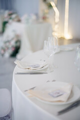 wedding table setting
