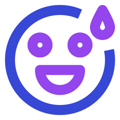 Obraz premium emoticon two tone icon set