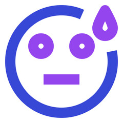 Obraz premium emoticon two tone icon set