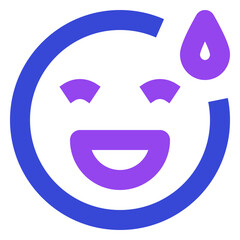 Obraz premium emoticon two tone icon set