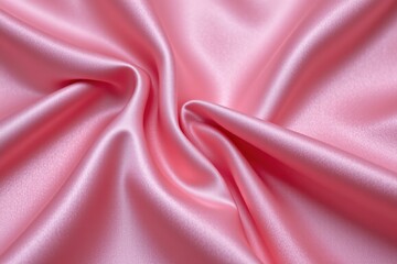 Obraz premium smooth satin fabric popular in 1980s retro fashion for creating shiny elegant dresses and blouses with a luxurious feel and reflective surface