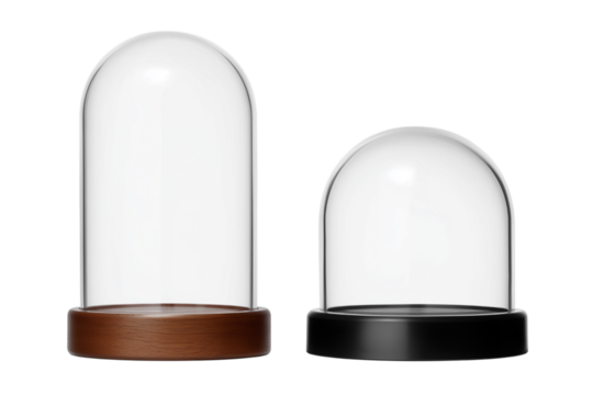 ドーム型のディスプレイケース。もしくはスノーグローブ