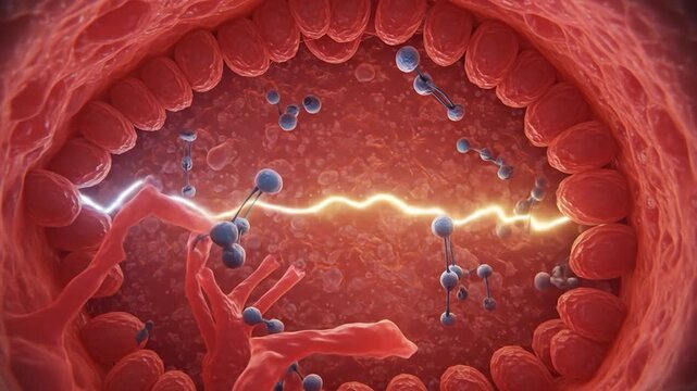 Dynamic Microscopic View: Energy Transfer and Molecular Interaction within a Vibrant Biological System